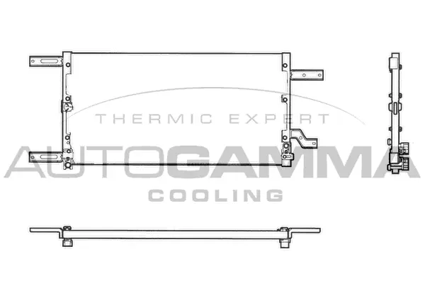 Condenseur, climatisation AUTOGAMMA 103020