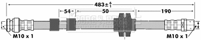 Flexible de frein BORG & BECK BBH6982
