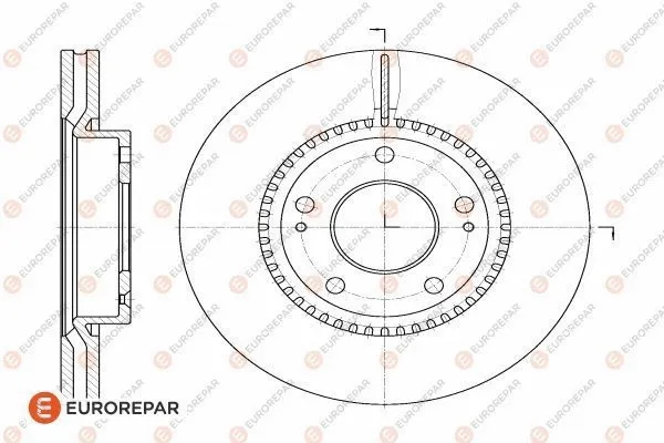 Disque de frein EUROREPAR 1618888980