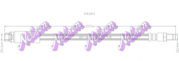 Flexible de frein KAWE H4343