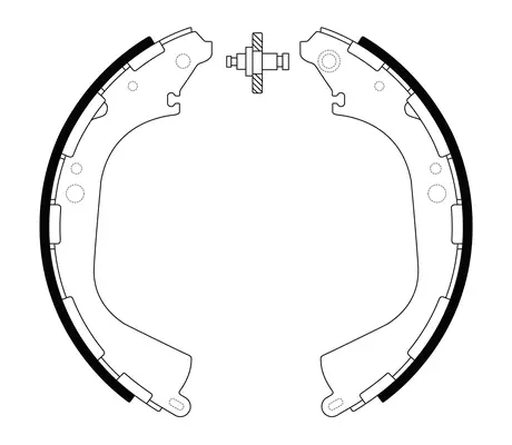 Jeu de mâchoires de frein FIT FT2137