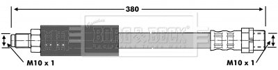 Flexible de frein BORG & BECK BBH6927