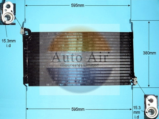 Condenseur, climatisation AUTO AIR GLOUCESTER 16-9772