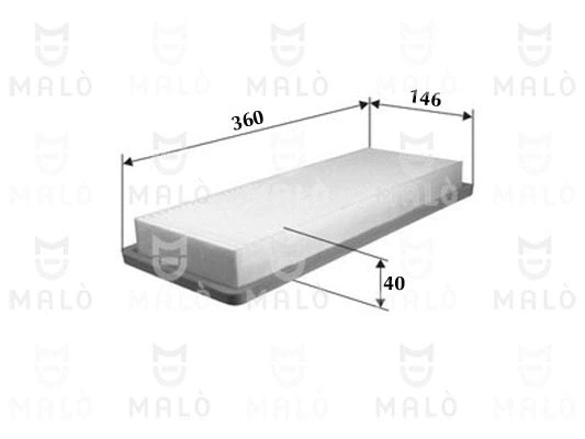 Filtre à air AKRON-MALÒ 1500195