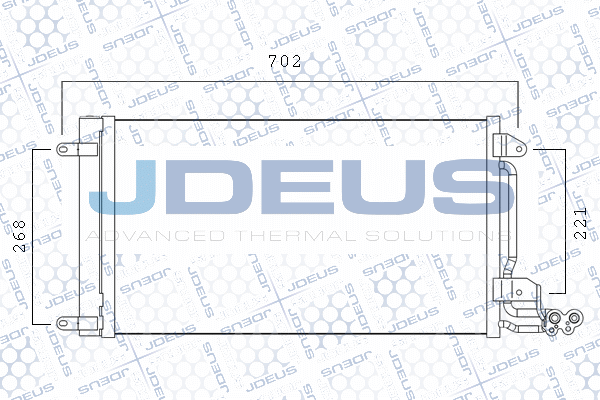 Condenseur, climatisation JDEUS M-7250130