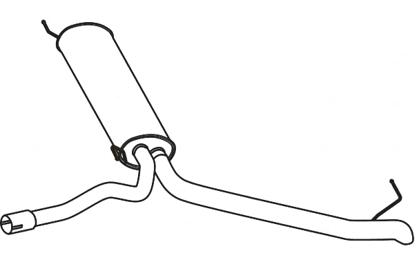 Silencieux arrière VEGAZ GmbH SES-169