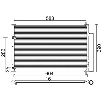 Condenseur, climatisation PowerMax 7110290