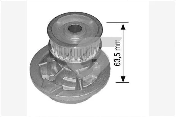 Pompe à eau, refroidissement du moteur HUTCHINSON WP0021V