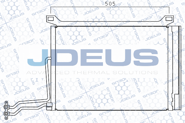 Condenseur, climatisation JDEUS M-7700020