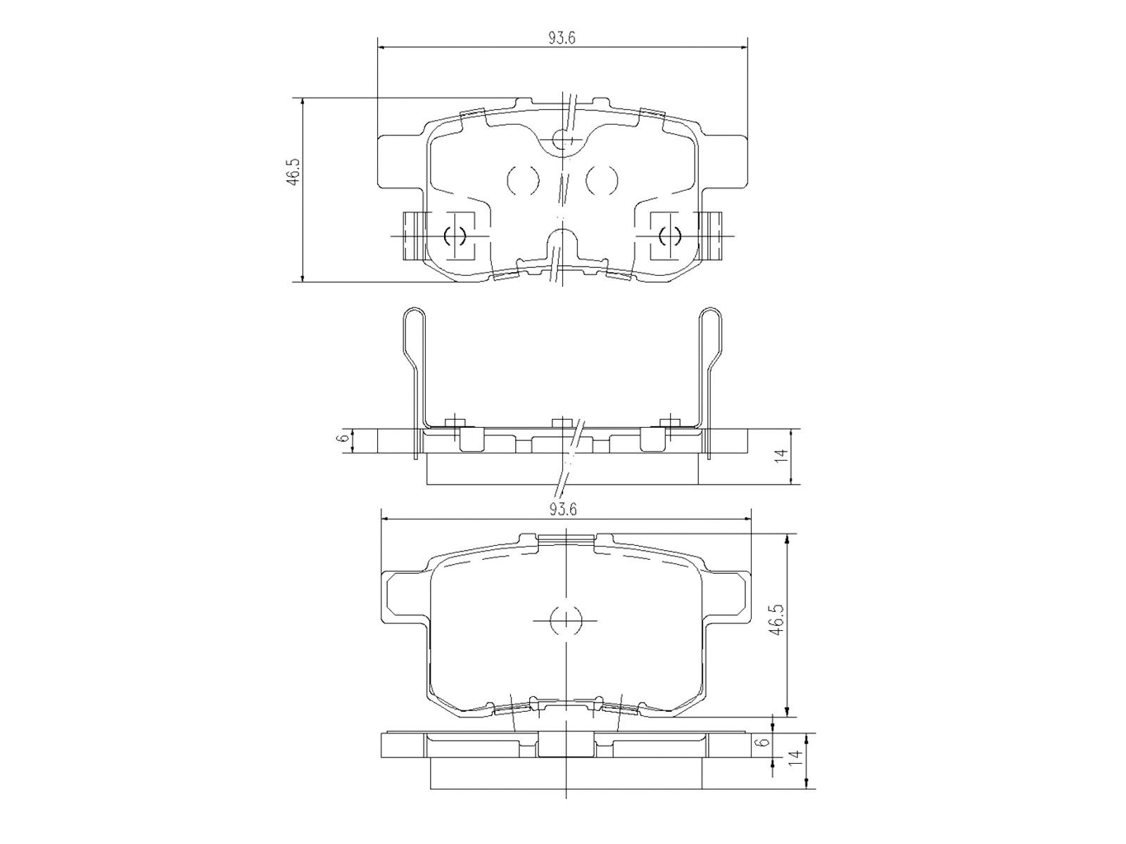 Kit de plaquettes de frein, frein à disque A.Z. Meisterteile AZMT-44-022-1329