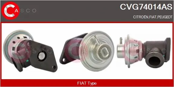 Vanne EGR CASCO CVG74014AS