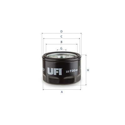 Filtre à huile UFI 23.730.00