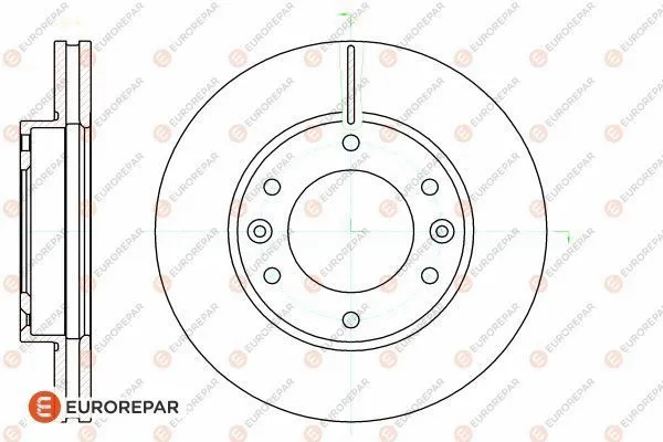 Disque de frein EUROREPAR 1622812280