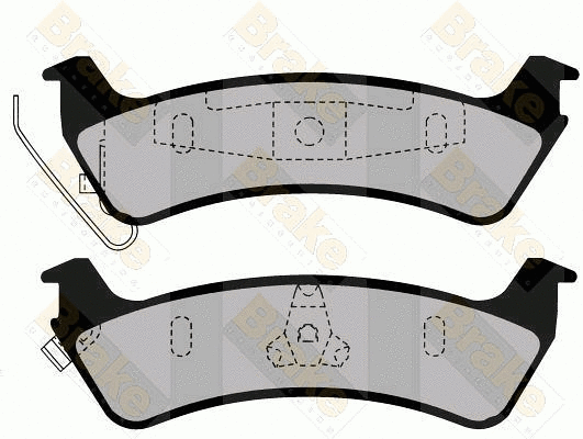 Kit de plaquettes de frein, frein à disque Brake ENGINEERING PA1441