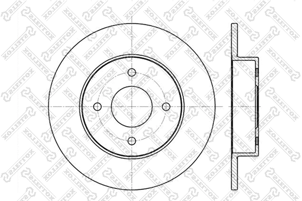 Disque de frein STELLOX 6020-2252-SX