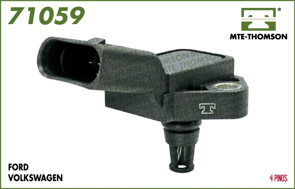 Capteur, pression du tuyau d'admission MTE-THOMSON 71059