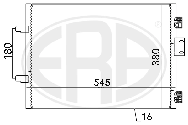 Condenseur, climatisation ERA 667113