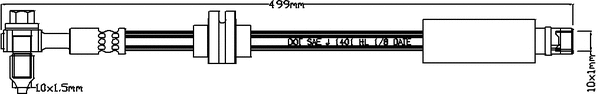 Flexible de frein JURATEK JBH1193