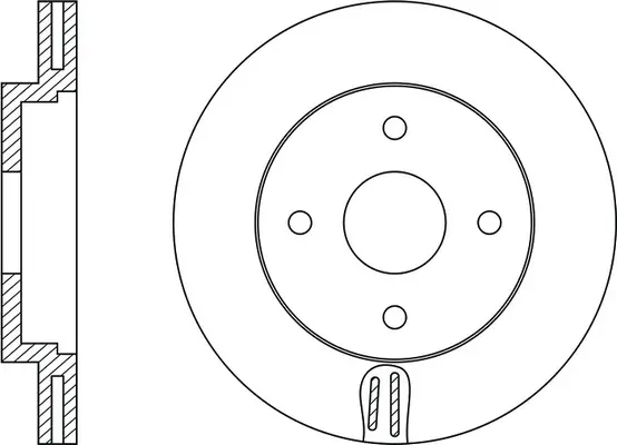 Disque de frein FIT FR0182V