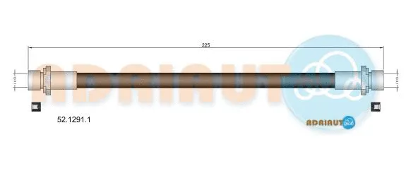 Flexible de frein ADRIAUTO 52.1291.1