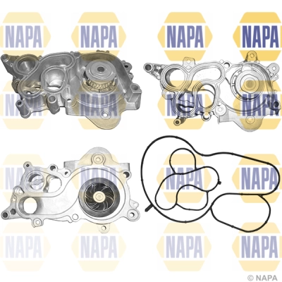 Pompe à eau, refroidissement du moteur NAPA NWP1053
