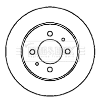 Disque de frein BORG & BECK BBD4200