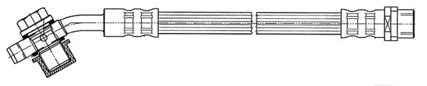 Flexible de frein CEF 512177