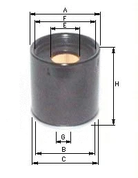 Filtre à carburant SAMPIYON FILTER CS 1670 M