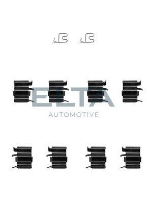 Kit d'accessoires, plaquette de frein à disque ELTA AUTOMOTIVE EA8616