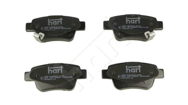 Kit de plaquettes de frein, frein à disque HART 223 162