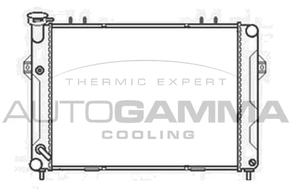 Radiateur, refroidissement du moteur AUTOGAMMA 103665