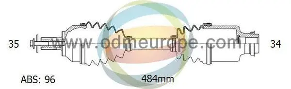 Arbre de transmission 4X4 ESTANFI EST-18-141191