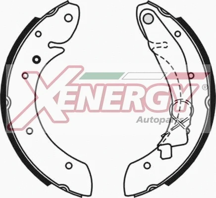 Jeu de mâchoires de frein AP XENERGY X50719