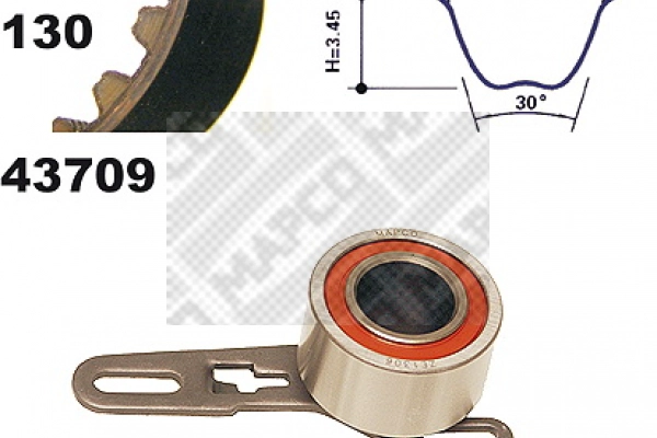 Kit de courroie crantée MAPCO 23709