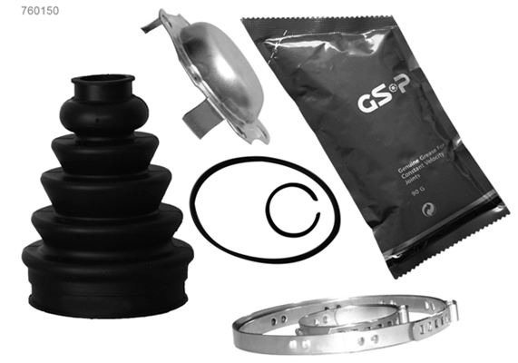 Jeu de joints-soufflets, arbre de commande GSP-BR 760150