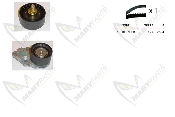 Kit de courroie crantée MABYPARTS OBK010183