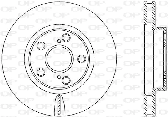 Disque de frein OPEN PARTS BDR1874.20