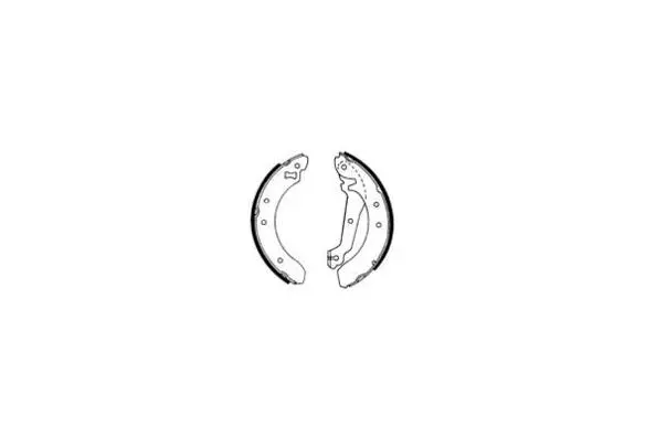 Jeu de mâchoires de frein E.T.F. 09-0316