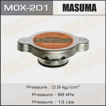 Bouchon, réservoir de liquide de refroidissement MASUMA MOX-201