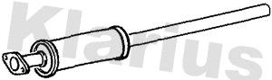 Silencieux central KLARIUS 220773