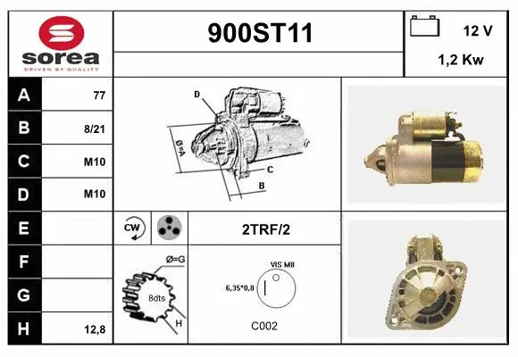 Démarreur STARTCAR 900ST11