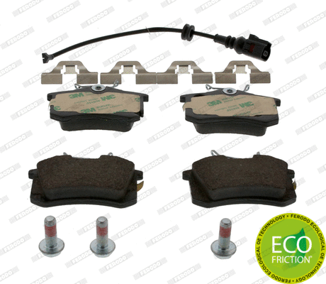 Kit de plaquettes de frein, frein à disque FERODO FDB1645