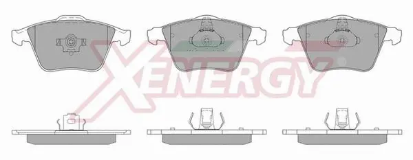 Kit de plaquettes de frein, frein à disque AP XENERGY X40861