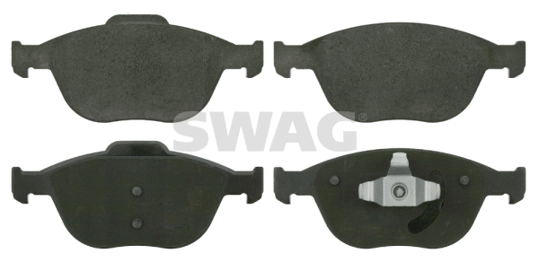 Kit de plaquettes de frein, frein à disque SWAG 50 91 6570