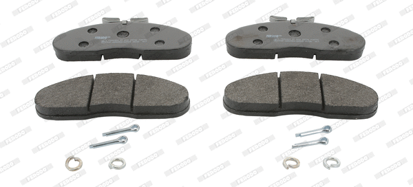 Kit de plaquettes de frein, frein à disque FERODO FVR791