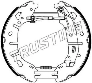 Jeu de mâchoires de frein TRUSTING 6459
