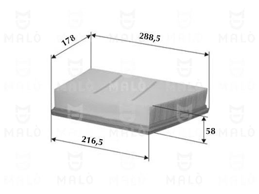 Filtre à air AKRON-MALÒ 1500488