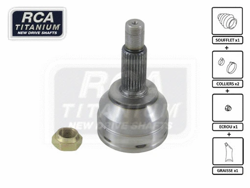 Jeu de joints, arbre de transmission RCA FRANCE AF06