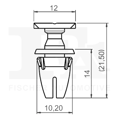 Clip, enjoliveur FA1 14-40068.5