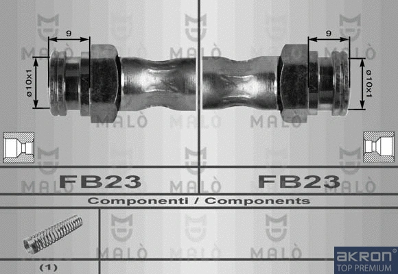 Flexible de frein AKRON-MALÒ 8530